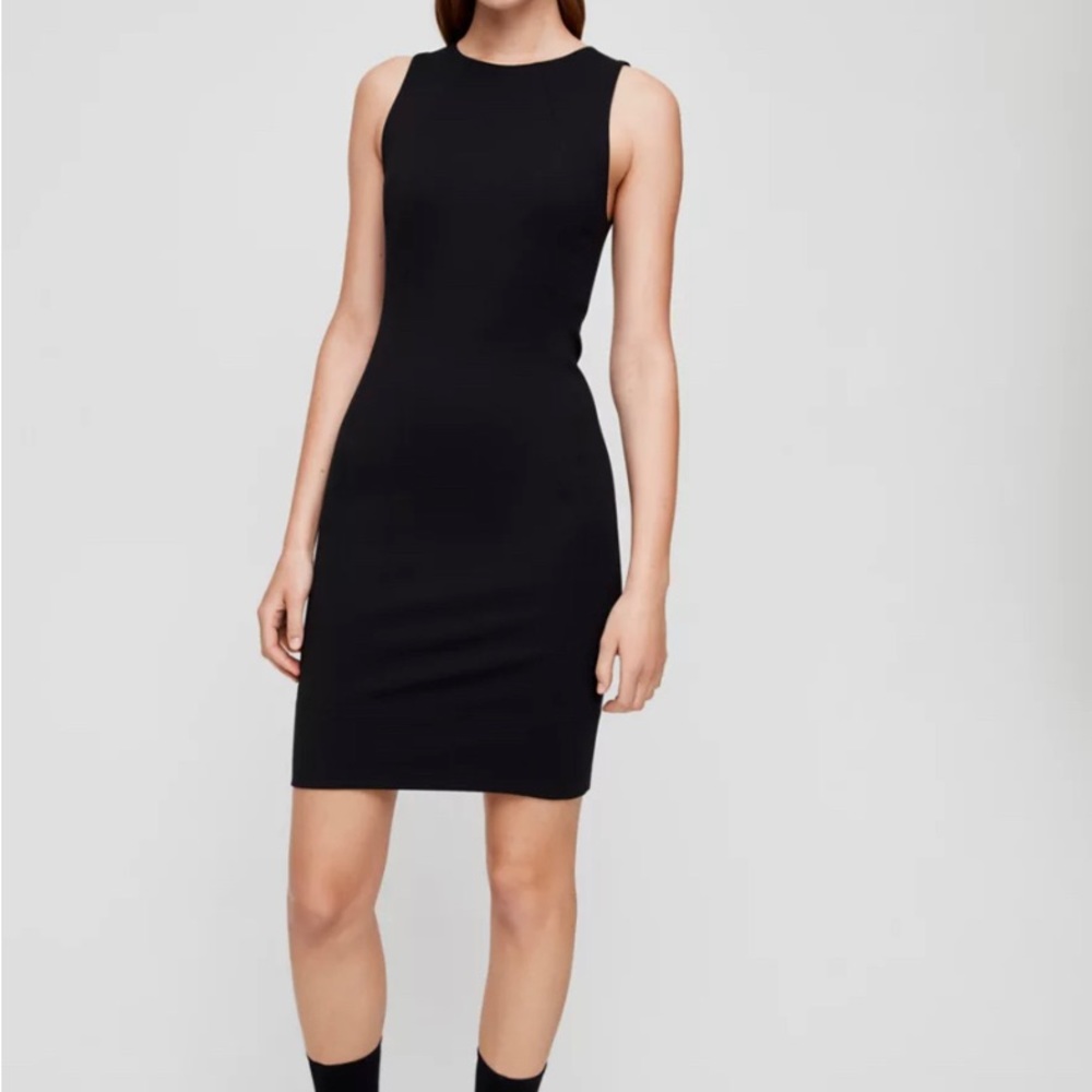 BABATON (Aritzia) Miguel dress dark green SIZE 0